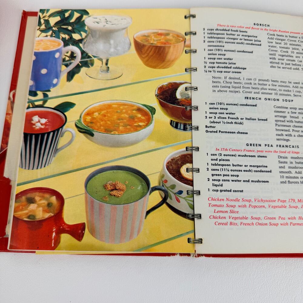Campbell Cookbook Cooking with Soup 1972 Spiral Bound - Picture 9 of 14